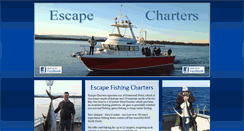 Desktop Screenshot of escapefishingcharters.com.au